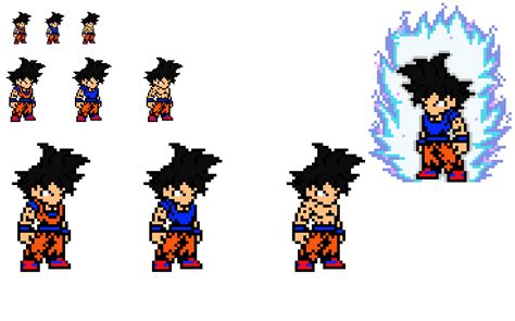 Ultra Instinct Omen Goku Sprite Idea 1 By Hotdanimus On Deviantart