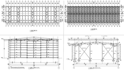 Steel Structure Design Drawing Structural And Construction