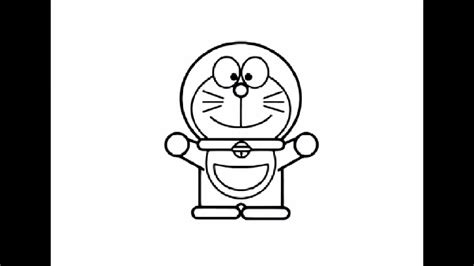 How Kids Can Draw Easy Doraemon Cartoon Drawing Step By Step Youtube
