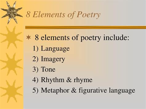 Ppt Poetry Terms Powerpoint Presentation Free Download Id 5449476