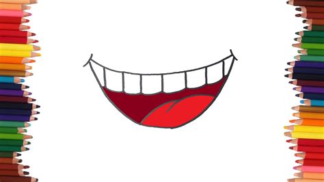 Como Dibujar Una Sonrisa Dibujos Faciles YouTube