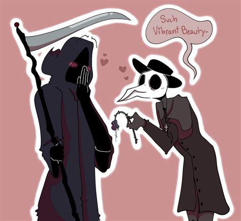 Grim Reaper And Plague Doctor By Thealsoartz On Deviantart