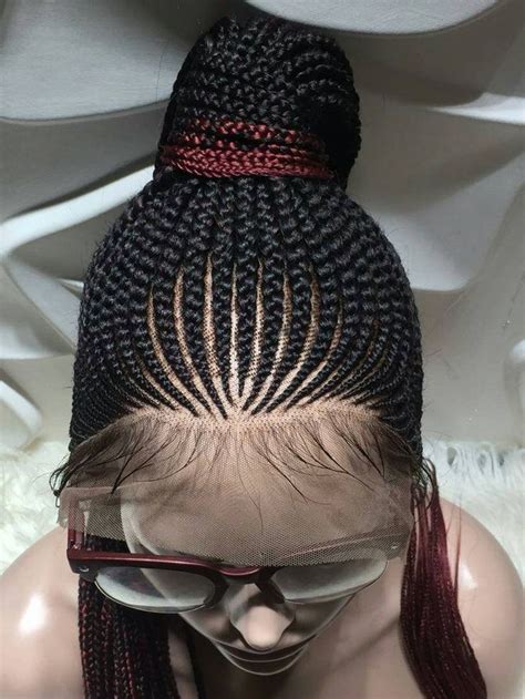 Custom made full Lace Cornrow braided Wig | Etsy in 2020 ...
