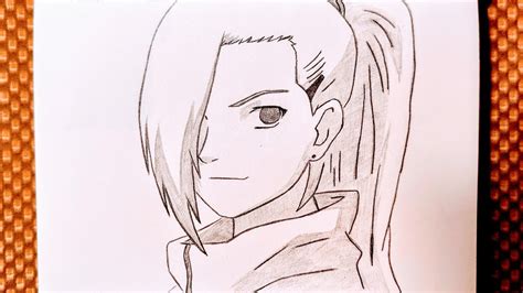 Drawing Ino Yamanaka Naruto Shippuden Speed Pencil Drawing 4k Youtube