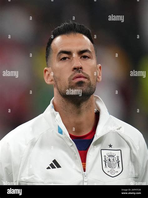 Spains Sergio Busquets During The Fifa World Cup Group E Match At The