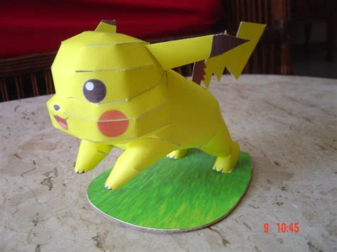 Paper Crafting Pikachu