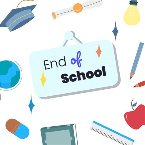 End Of School Clipart Hd Png End Of School Simple Design Summer End