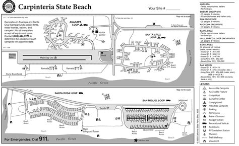 Carpinteria State Beach The Camp Site Your Camping Resource