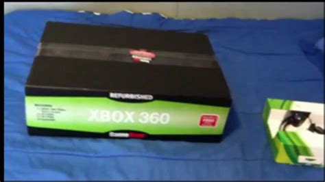 Gamestop Refurbished Xbox 360 Basic Bundle Unboxing Youtube