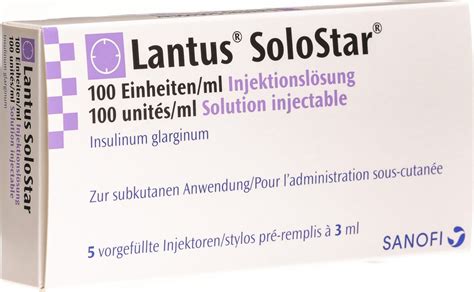Discard the lantus solostar pen 28 days after piercing the rubber stopper. Lantus Solostar Pen Injektionslösung 5x 3ml in der Adler ...