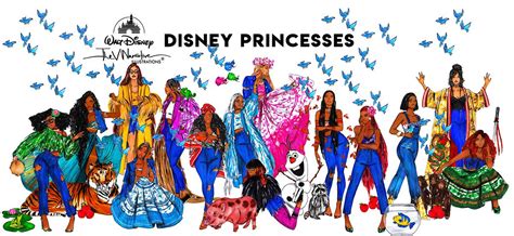 Black Disney Princesses With Denim Obsessions On Behance Black Disney
