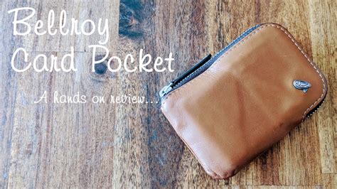 Bellroy Card Pocket Minimalist Zipped Leather Wallet Hands On Review