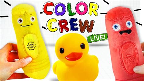 Learn Colors With Color Crew Live Colors For Children Color Crew