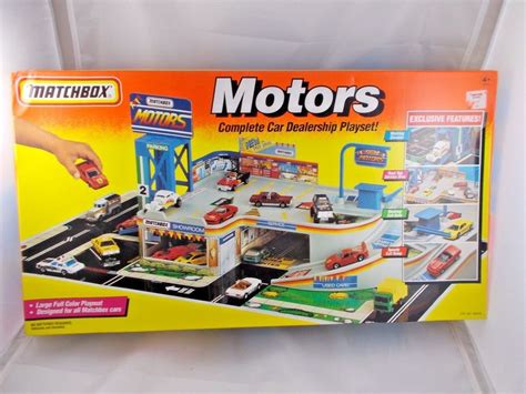 Tyco Matchbox Motors Complete Car Dealership Playset 1993 550112 Tyco