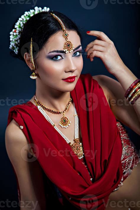 Beauty In Traditional Indian Clothing And Accessories 1181960 Stock