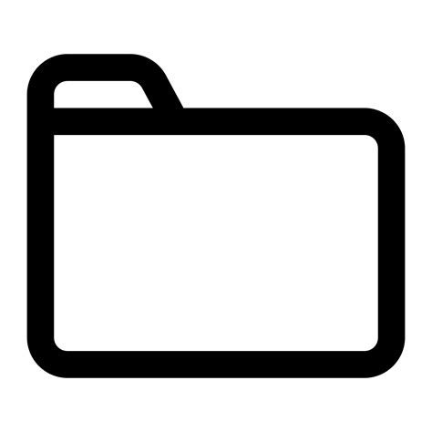 White Folder Icon Png 332230 Free Icons Library