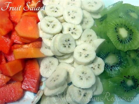 Tricolour Fruit Salad Simple Indian Recipes