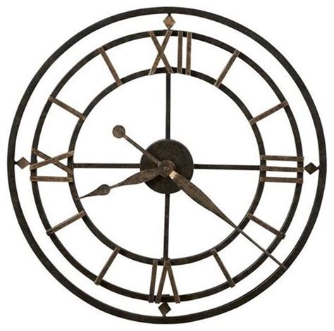 Honour and glory crowning time was the name given to the allegorical wall clock in the neoclassical eclectic style located above the first central landing (from the top) of the grand staircase, just below the wrought iron and glass dome. York Station 21" Wrought Iron Wall Clock - Transitional ...