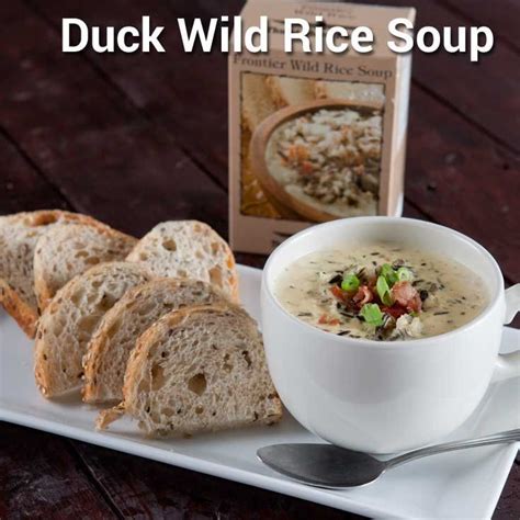 Then add cream mixture to the soup gradually while stirring.this is to prevent the cream from curdling. Duck Wild Rice Soup // A tasty way to incorporate wild ...