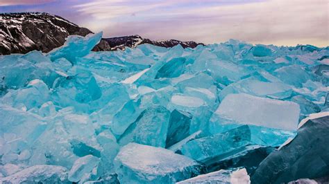 Mother Nature Turquoise Ice Lake Baikal Russia