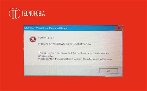 Errore Atibtmon Exe Su Windows 10 Runtime Error Tecnofobia