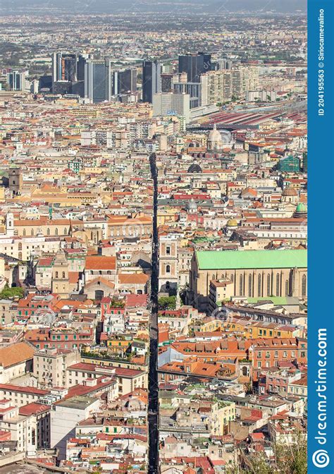 Spaccanapoli The Most Famous Street In Naples Italy Stock Image