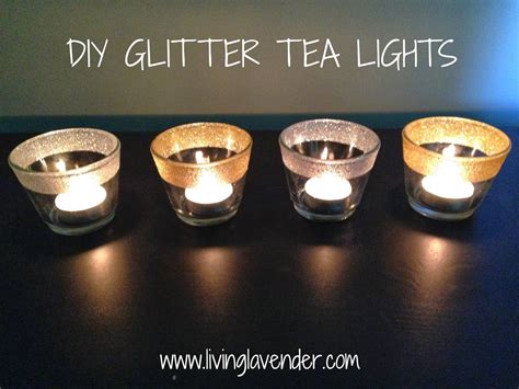 Diy Glitter Tea Lights With Images Glitter Diy Tea Lights Diy
