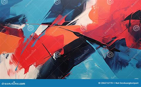 Opulent Abstraction: a Rich Tapestry of Colors Stock Illustration