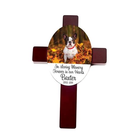 Pet Memorial Cross Custom Dog Memorial T Pet Memorial Etsy