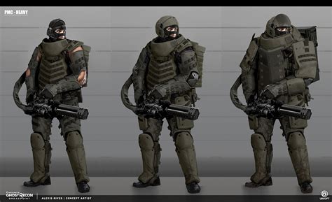 Artstation Ghost Recon Breakpoint Heavy Concept Alexis Rives
