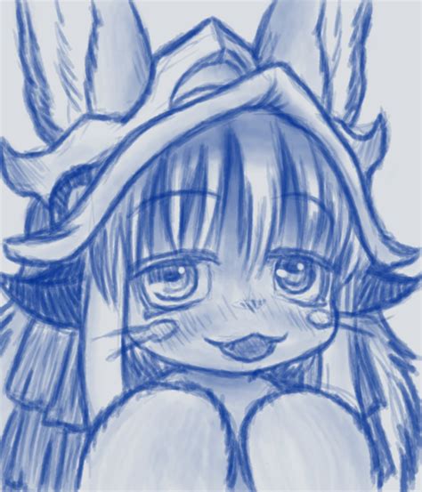 Nanachi Nanachi Made in Abyss Made in Abyss Anime Sketch под катом Bune Poster
