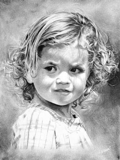 portrait enfant 118 crayon sur papier jacques dominé