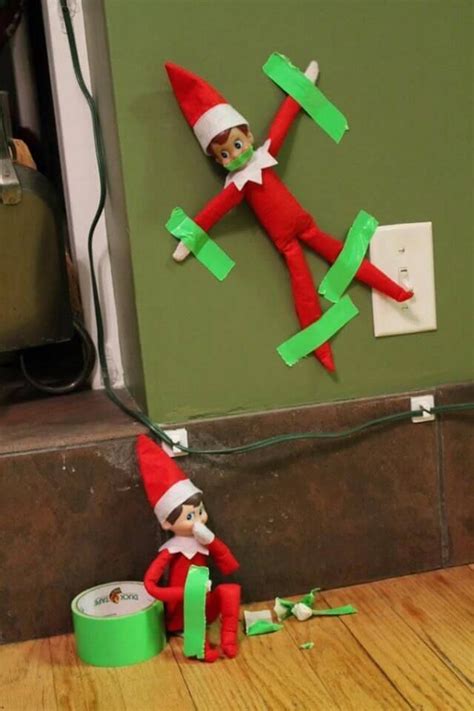 65 Easy Elf On The Shelf Ideas Happy Toddler Playtime Elfo Navidad