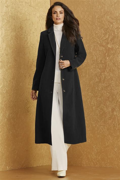 Long A Line Wool Coat Unique And Bold Womens Clothing From Metrostyle