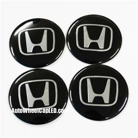Red Honda Center Caps Stickers