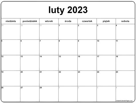 Kalendarz 2023 Do Druku Kalendarze 2023 Do Pobrania I