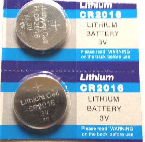 2pc Batteries Cr 2016 Dl2016 Br2016 Lithium Fresh Battery 3v Button