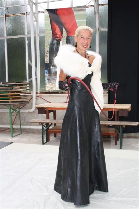 Gabriele Die Schärfste Herrin Rubber Dress Leather Dresses Fashion