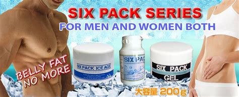 Restocked Limited Offer Japan Six Pack Ice Age Gel Diet Support Massage Gel For Bodies