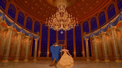 The Ballroom Disneywiki Beast Wallpaper Disney Beauty And The