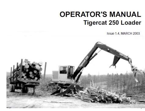 Tigercat 250 Loader Operators Manual Service Repair Manuals PDF