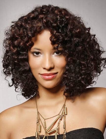 African American Medium Curly Human Hair Lace Front Wigs