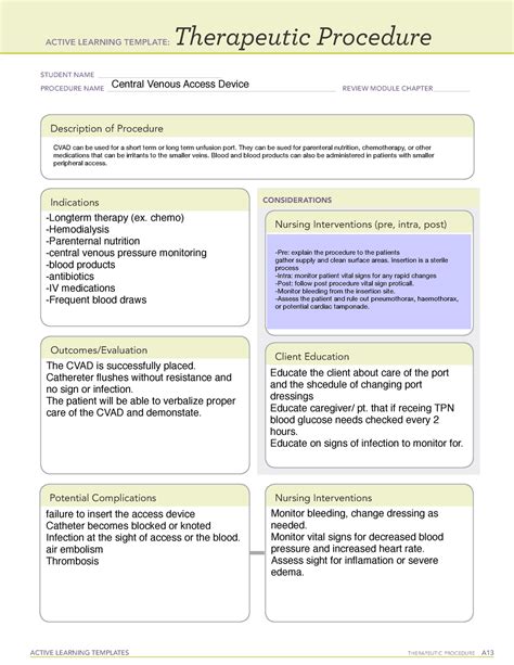 Ati Therapeutic Procedure Form Paracentesis Active Learning Templates