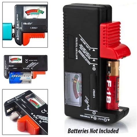 Battery Tester Universal Button Cell Battery Volt Tester Checker Bt 168