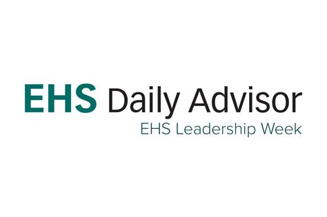 EHS Leadership Week A Review EHS Daily Advisor