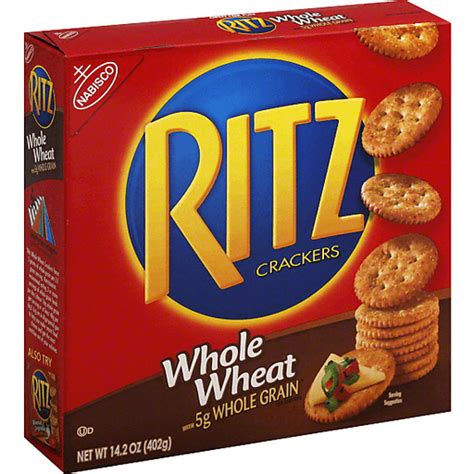 Nabisco Ritz Whole Wheat Crackers Wheat Multi Grain Quality Foods