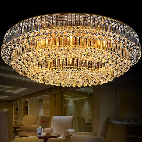 The best design comes when there's a balance in light composition. LED Flush Mount Crystal Ceiling Light European Oval Light ...