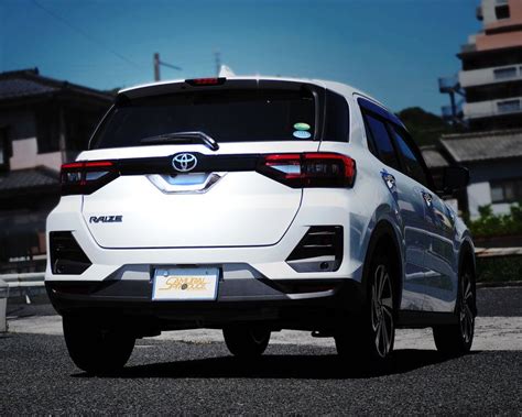 • ガッキー スパチャよみできません meat beating: ライズ/ロッキー リアエンブレム周り ガーニッシュ 鏡面仕上げ ...