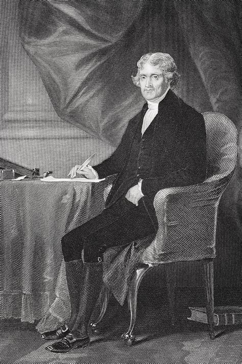 While thomas jefferson was a youth, he made a pact with his best friend, dabney carr, that in the event jefferson was drawn into a circle of the most cultivated men in virginia society, including the. Thomas Jefferson 1743-1826. Third Drawing by Vintage ...