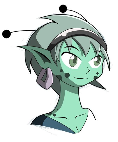 Alien Girl Sketch By Gamepal On Deviantart